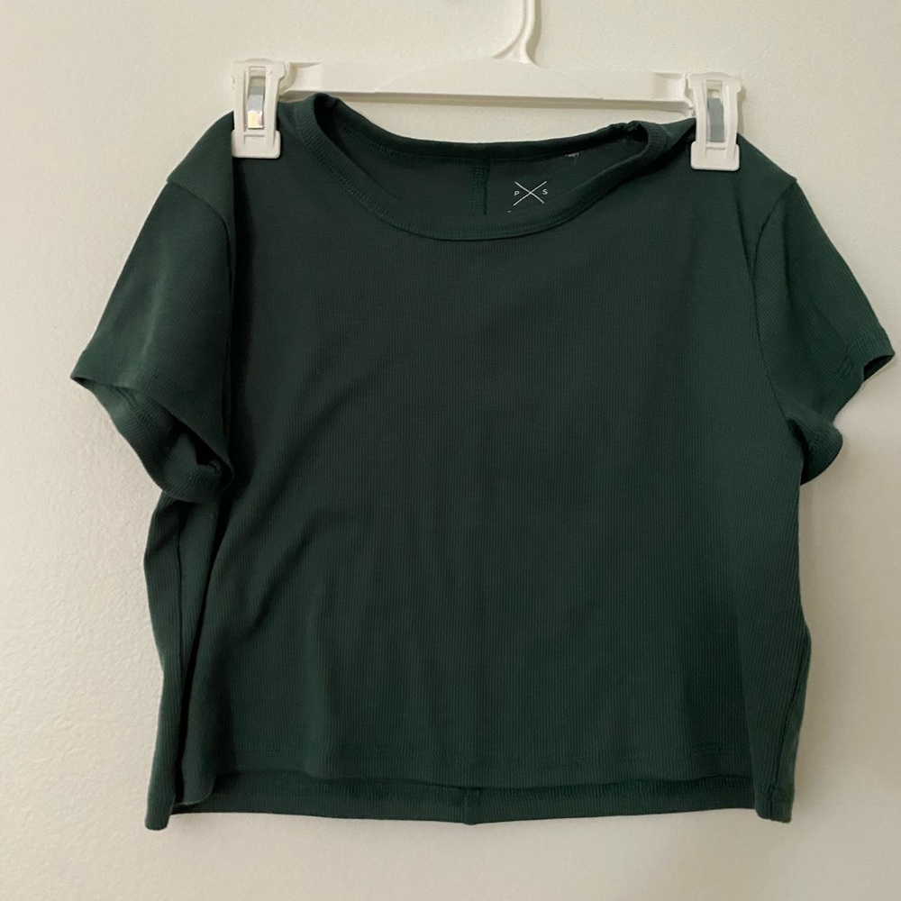 Dark green crop top
